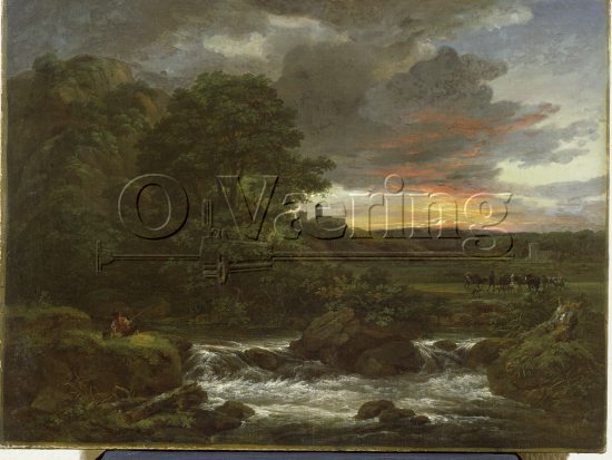 Johan Christian Dahl (1788-1857), Size: 52x69 cm, Genre: Painting, Style/Period: Location: Private, Photo: Per Henrik Petersson