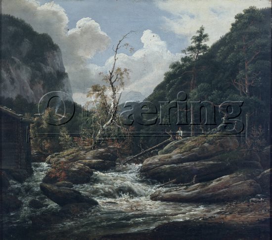Johan Christian Dahl (1788-1857), 
Size: 35x39 cm, 
Location: Museum,