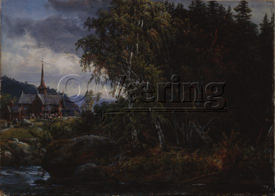 Johan Christian Dahl (1788-1857), 
Size: 17.6x24.3 cm, 
Location: Private, 
Photo: O.Vaering,