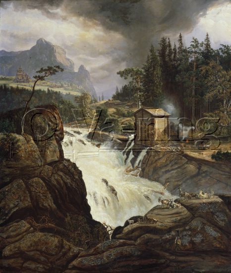 Johan Christian Dahl (1788-1857), 
Size: 164x141 cm
Location: Private, 
Photo: O.Vaering