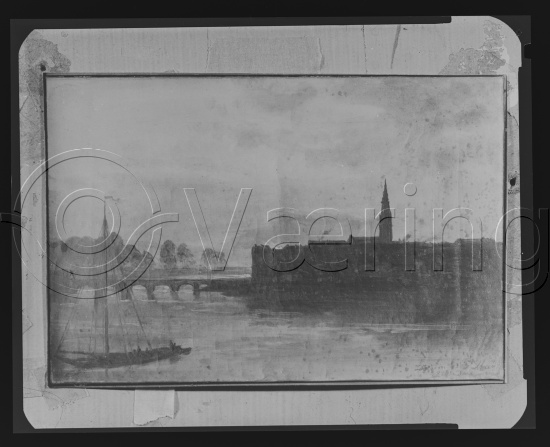 Glassplate og negativ film