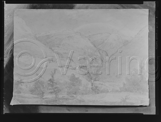 Glassplate og negativ film