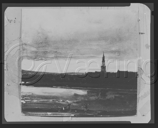 Glassplate og negativ film