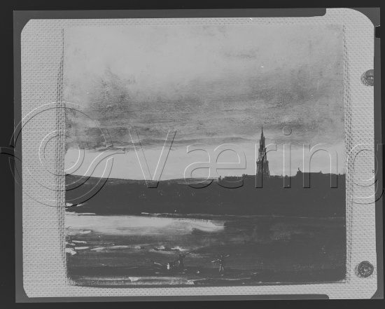Glassplate og negativ film