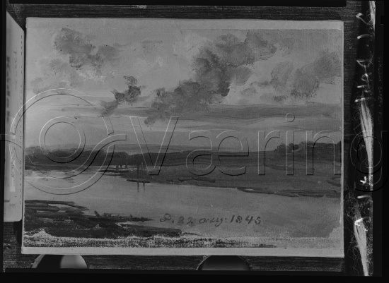 Glassplate og negativ film
