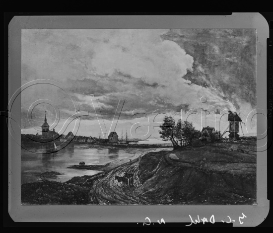 Glassplate og negativ film