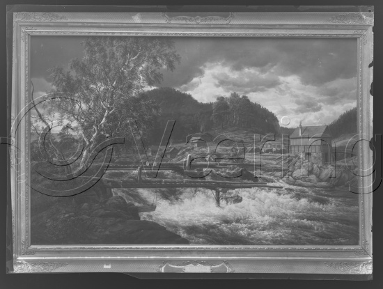 Glassplate og negativ film