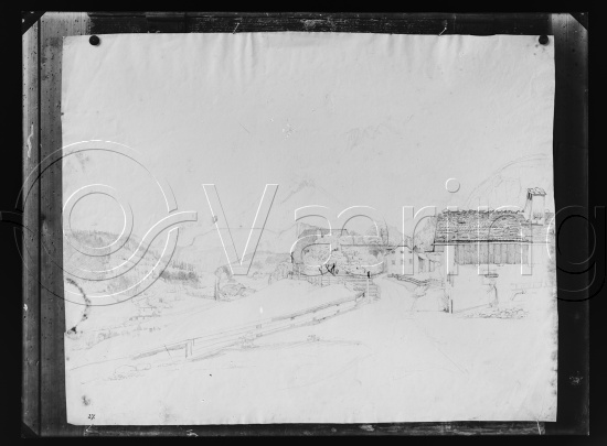 Glassplate og negativ film