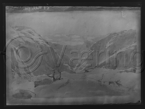 Glassplate og negativ film