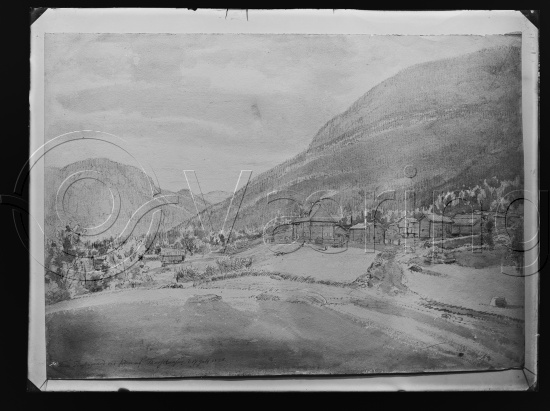 Glassplate og negativ film