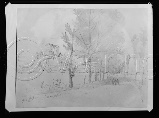 Glassplate og negativ film