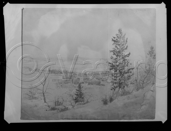 Glassplate og negativ film