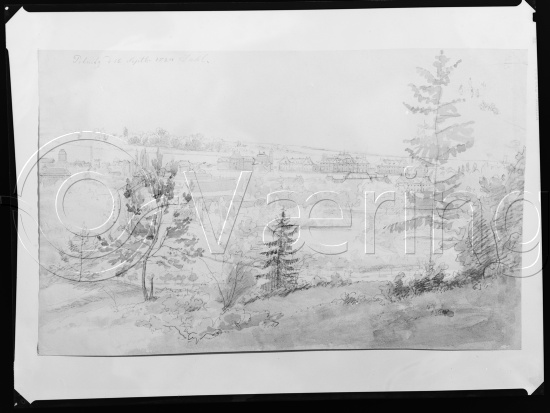 Glassplate og negativ film