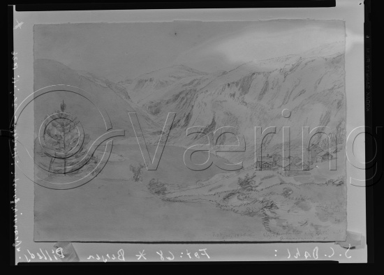 Glassplate og negativ film