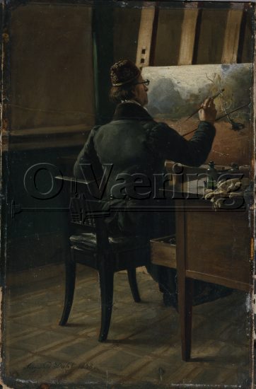 Siegwald Dahl (1827-1902), 
Size: 35x23 cm, 
Location: Museum, 