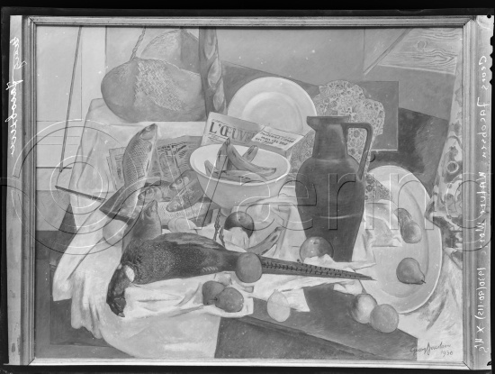 I fotoeske med ulike danske kunstnere / Gi beskjed om noen er vendt feil