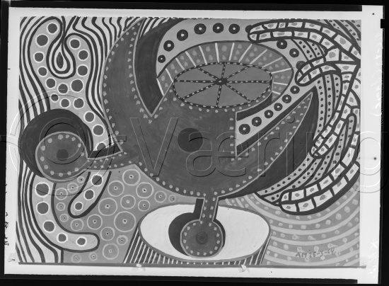 I fotoeske med ulike danske kunstnere / Gi beskjed om noen er vendt feil