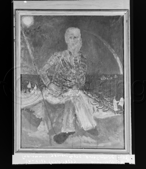 I fotoeske med ulike danske kunstnere / Gi beskjed om noen er vendt feil