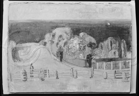 I fotoeske med ulike danske kunstnere / Gi beskjed om noen er vendt feil