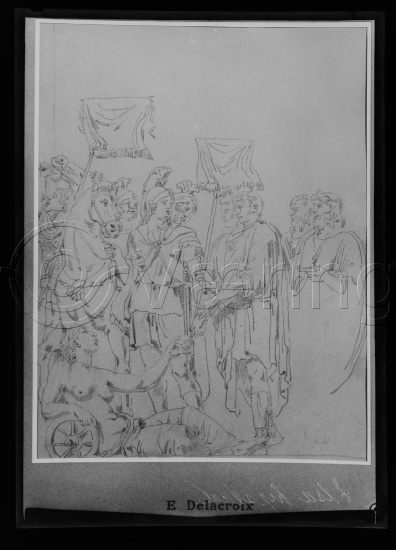 Glassplate og negativ film
