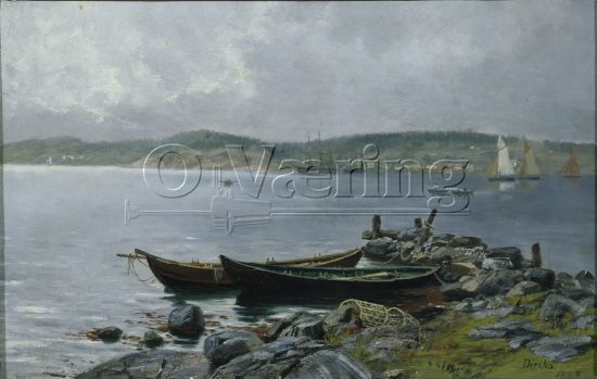 Karl Edvard Diriks (1864-1930), 
Size; 40x61 cm, 
Genre: Oil on canavas, 
Style/Period, 
Location; 
Photo: Per Henrik Petersson