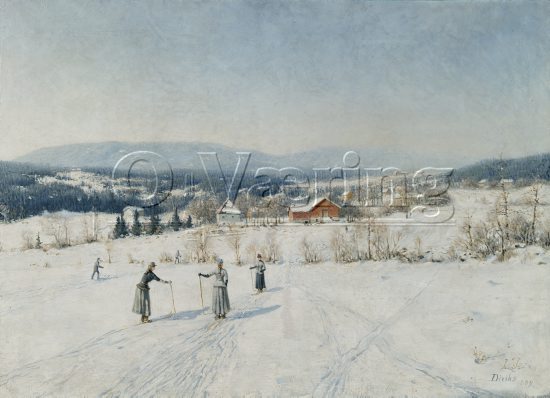 Karl Edvard Diriks (1864-1930), 
Size: 100x140 cm, 
Genre: Painting, 
Location: Private, 