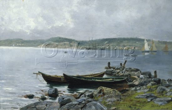 Karl Edvard Diriks (1855-1930), 
Size: 40x61 cm, 
Location: Private, 
Photo: O.Vaering,