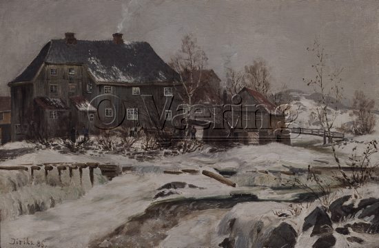 Karl Edvard Diriks (1855-1930)
Size: 34x58 cm
Location: Private
Photo: O.Væring