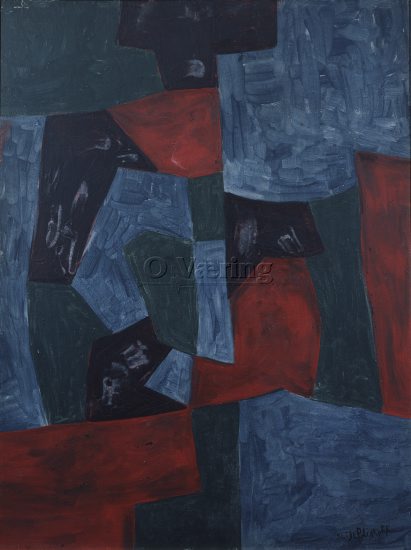 Artist: Serge Poliakoff (1900-1969) 
Dimensions: 115x88 cm/
Photocredit: O.Væring/Artist/
Digital Size: High-res TIFF and JPG/ 