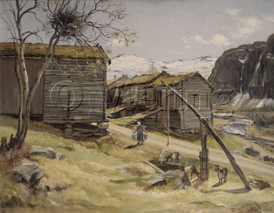 Artist: Thorvalv Sundt-Ohlsen (1884-1948)
Size: 100x78 cm
Location: Private
Photo: O.Væring