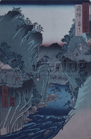 Artist: Hiroshige ( 1797-1858) Japanese painter/
Dimensions: 
Photocredit: O.Væring/Artist/
Digital Size: High-res TIFF and JPG/
