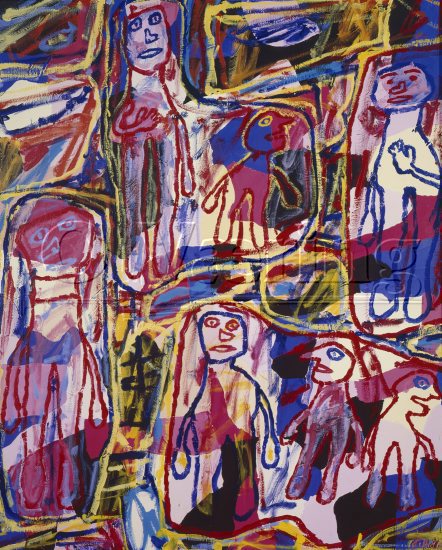 Jean Dubuffet (1901-1985) French painter
Size: 100x80 cm
Location: Museum
Photo: O.Væring