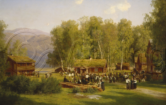 Johan Fredrik Eckersberg (1822-1870)
Size: 183x130 cm
Location: Private, 
Photo: O.Væring