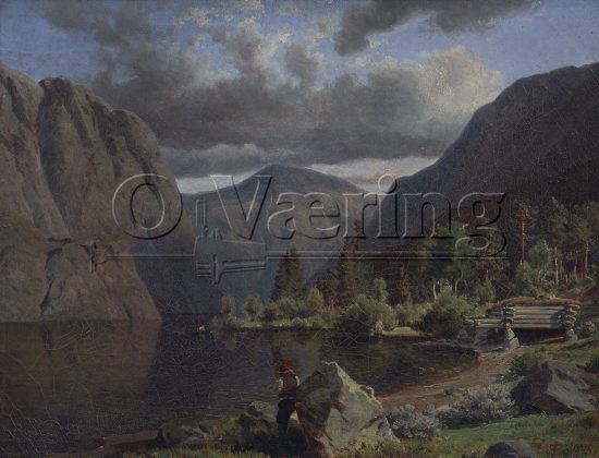 Johan Fredrik Eckersberg (1822-1870)
Size: 29x38 cm
Location: Private, 
Photo: O.Væring