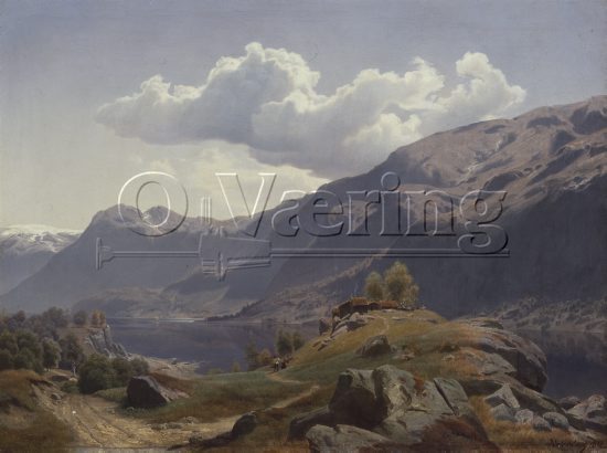 Johan Fredrik Eckersberg (1822-1870)
Size: 65x85 cm
Location: Private, 
Photo: O.Væring