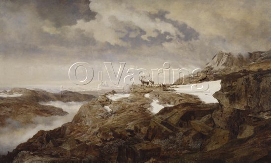 Johan Fredrik Eckersberg (1822-1870)
Size: 98x43 cm
Location: Private, 
Photo: O.Væring