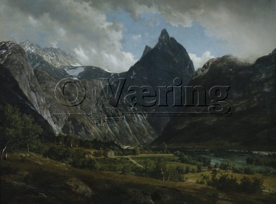 Johan Fredrik Eckersberg (1822-1870)
Size: 65x84.5 cm
Location: Private
Photo: O.Væring