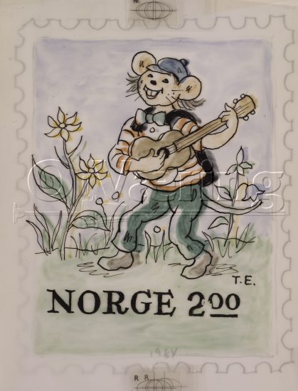 Thorbjørn Egner (1912-1990)
Size: 12x9 cm
Location: Private
Photo. O.Væring