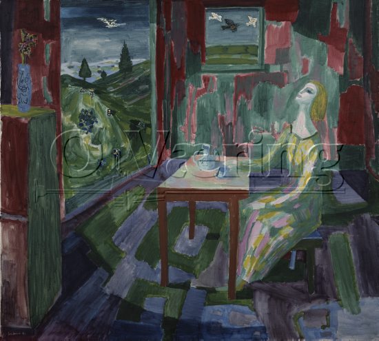 Artist: Arne Ekeland (1908-1994)
Dimensions: 135x150 cm/
Photocredit: O.Væring/Artist/
Digital Size: High-res TIFF and JPG/