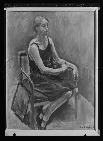 Glassplate og negativ bladfilm