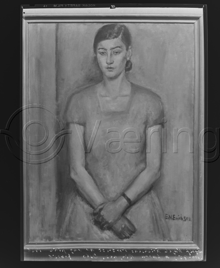 Glassplate og negativ bladfilm