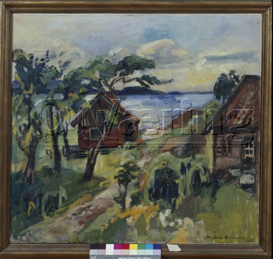 Sigurd Eriksen, 
Size; 67x73 cm, 
Genre: Oil on canavas, 
Style/Period: 
Location: Private, 
Photo: Per Henrik Petersson