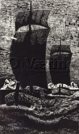Artist: Kaare Espolin Johnson (1907-1994)
Dimensions: 26x17 cm/
PhotoCredit: O.Væring / 
Digital Size: High-res TIFF and JPG /