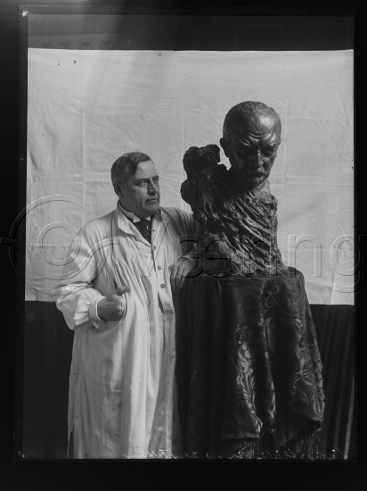 Glassplate og negativ film