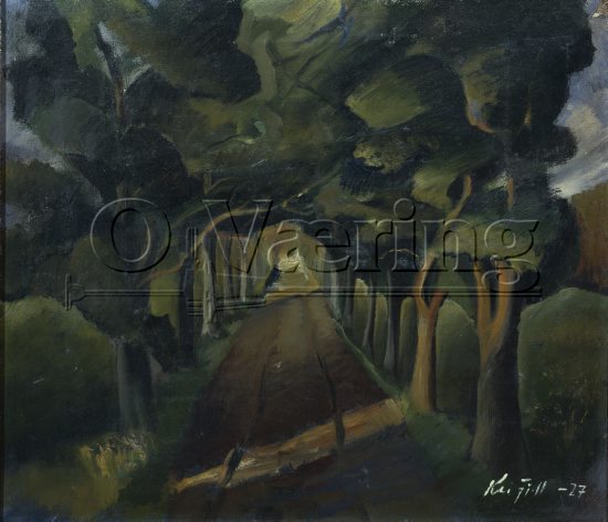 Kai Fjell (1907-1989), 
Size; 46x53 cm, 
Genre: Oil on canavas, 
Location: Private
Photo: Per Henrik Petersson