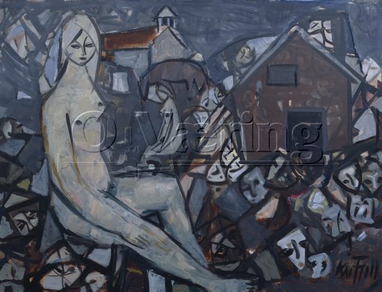 Kai Fjell (1907-1989)
Size: 89x116 cm
Location: Private, 
Photo: O.Væring / PHP