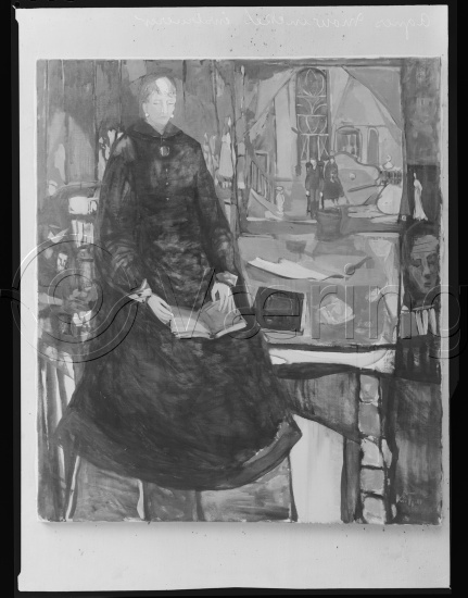 Glassplate og negativ film