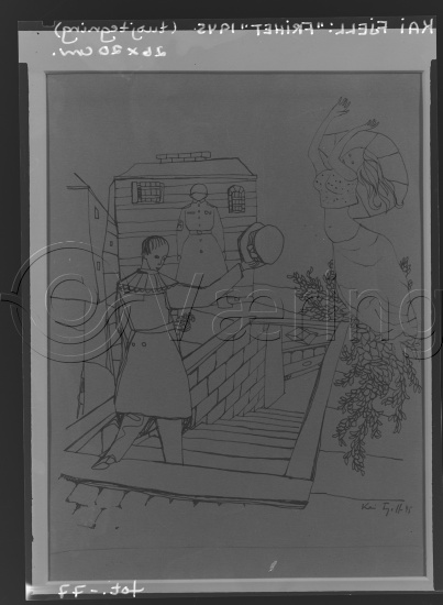 Glassplate og negativ film