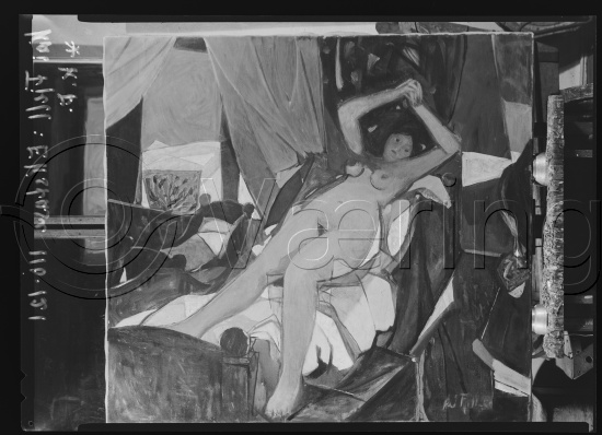 Glassplate og negativ film