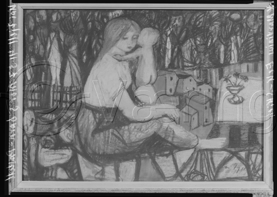 Glassplate og negativ film